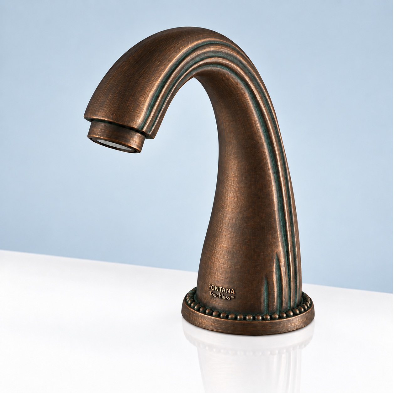 Fontana Touchless antique oil-rubbed bronze product design three